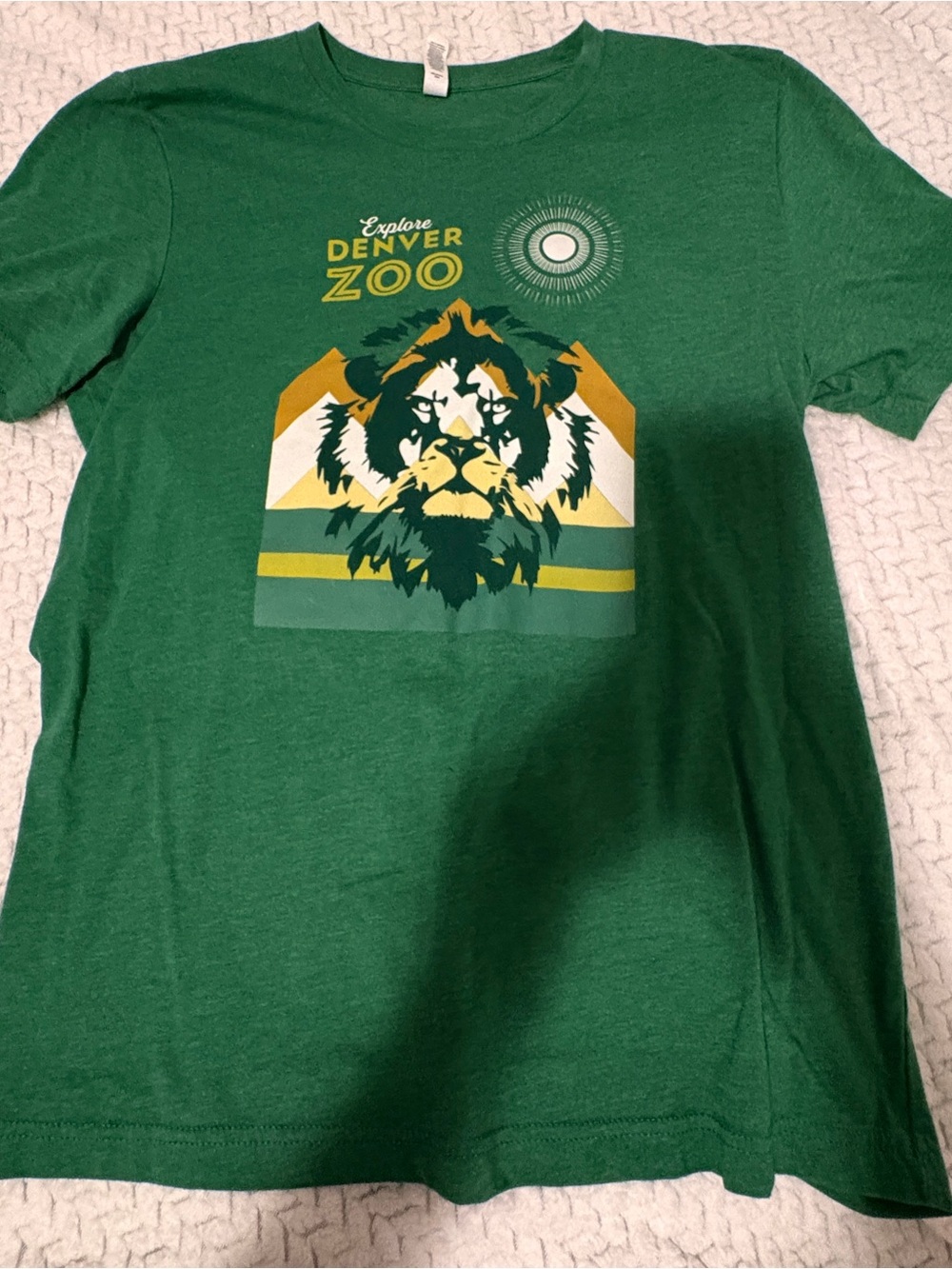 Denver Zoo Green Lion Graphic Tee
